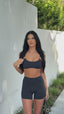 Isla Sports Bra - Charcoal
