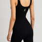 A sleek, comfortable jumpsuit designed for active weekends. Perfect for casual day outings and easily styled with accessories for evening wear.